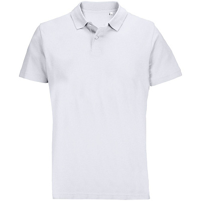 Рубашка поло унисекс Pulse, белая (Белый) Рубашка поло унисекс Pulse, белая (Белый)