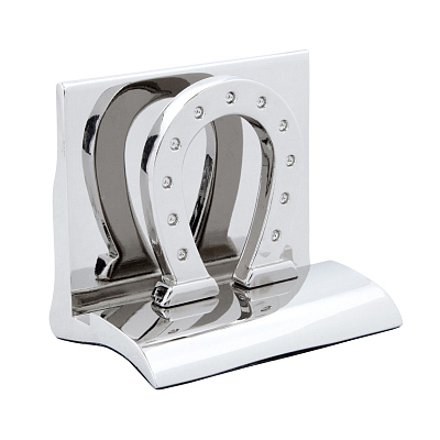 Держатель для визиток "Подкова" (Серебристый) Держатель для визиток "Подкова" (Серебристый)