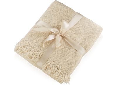 Плед акриловый Mohair (Бежевый)