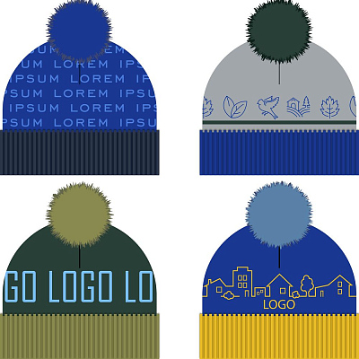 Шапка на заказ Tricksy Fullur полушерсть