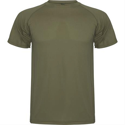 Спортивная футболка MONTECARLO мужская, АРМЕЙСКИЙ ЗЕЛЕНЫЙ 2XL (Армейский зеленый)