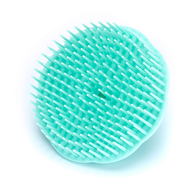 Щетка Dewal Beauty массажная для мытья головы, цвет мятный, d8,2 см (Мятный)