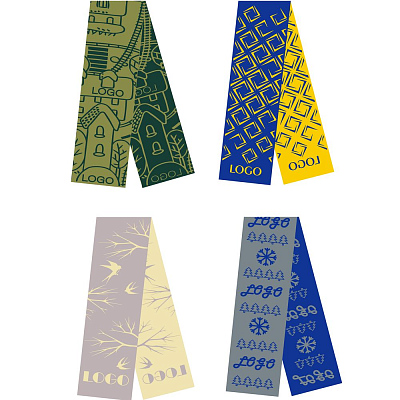 Шарф на заказ Tricksy Light XL полушерсть