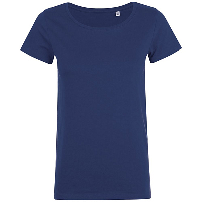 Футболка женская Mia, темно-синяя (Тёмно-синий) Футболка женская Mia, темно-синяя (Тёмно-синий)