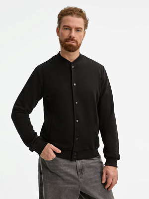 Бомбер унисекс Nuppu, черный