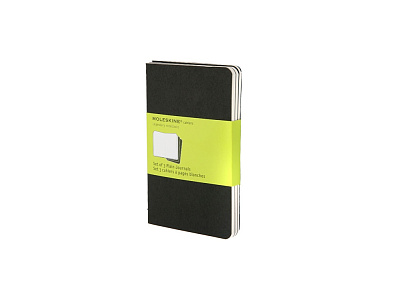 Набор записных книжек А6 Cahier (нелинованный) (Черный)