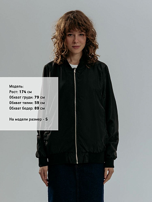 Бомбер Wigton, черный