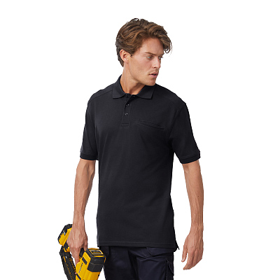 Поло Skill PRO, черный (Чёрный)