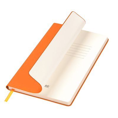 Ежедневник Спарк (Spark) недатированный, оранжевый (без упаковки, без стикера) (Оранжевый, бежевый)