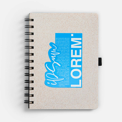 Блокнот на спирали Intrigo, белый