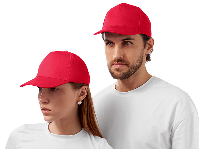 Бейсболка Memphis 230 (Красный)