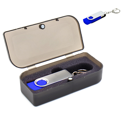 Флешка Twist 32 Гб в футляре  (Синий)