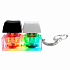 Брелок KeyDuo с LED подсветкой, чёрно-белый - Фото 2