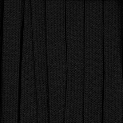 Плоский шнур Cord L, черный, 110 см (Чёрный)