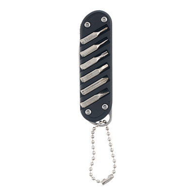 Нож перочинный Stinger, 73 мм, 8 функций, материал рукояти фиброволокно, нейлон (черный)