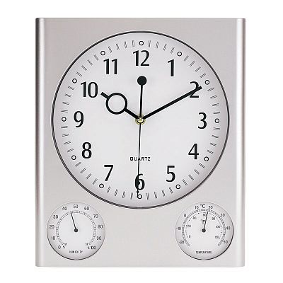 Настенные часы SATURN серебряный