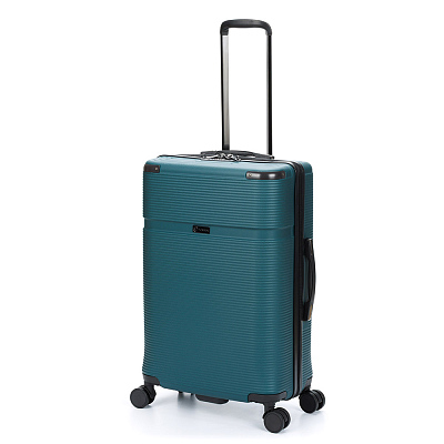 Чемодан TORBER Onego, зелёный, ABS-пластик, 69,5 х 46 х 26 см, 69 л (Зеленый)