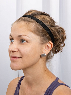 Повязка-резинка на голову Headway, черная (Чёрный)