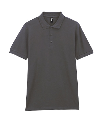 Футболка поло PREMIUM COTTON ADULT DOUBLE PIQUE, МОРСКОЙ СИНИЙ M (Графитовый)