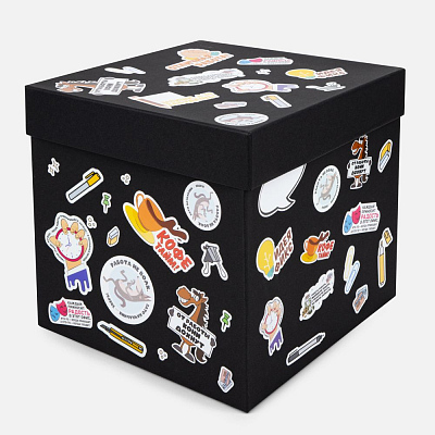 Наклейки бумажные Sticker Pack на заказ, L
