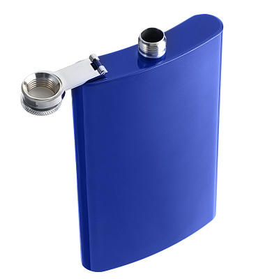 Фляга S.Quire 0,27 л, сталь, синяя