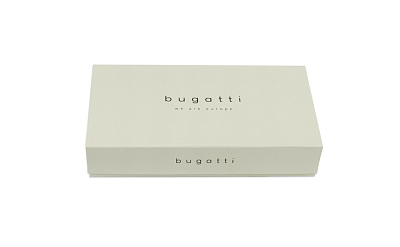 Кошелёк женский BUGATTI Elsa с ключницей, с RFID, белый, воловья кожа/полиэстер, 18,7х3х10,7 см