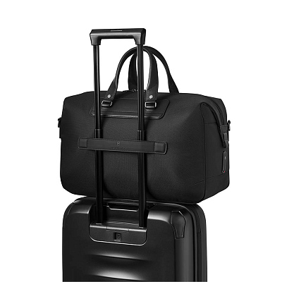 Дорожная сумка VICTORINOX Architecture Urban2 Compact Weekender, черный, полиэстер/кожа, 47x23x31 см, 32 л