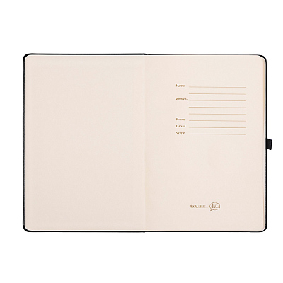 Бизнес-блокнот GLORI, A5, серый, твердая обложка, в линейку