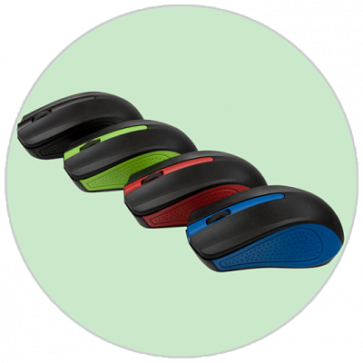 Мышь беспроводная RITMIX RMW-555, синий