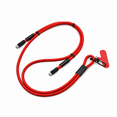 Кабель - ланьярд Линк 66 Вт, красный