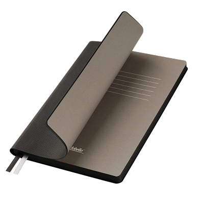 Ежедневник Rain недатированный, черный (без упаковки, без стикера) (Черный, серый)