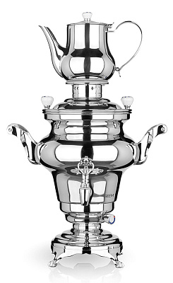 Самовар BEEM модель Rebecca, 5 литров (Серебристый)