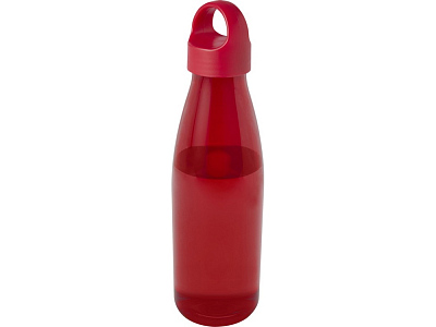 Бутылка для воды из переработанной пластмассы Bergen (Красный)