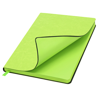 Блокнот A5 Beam в мягком переплёте, зелёный (Зеленый)