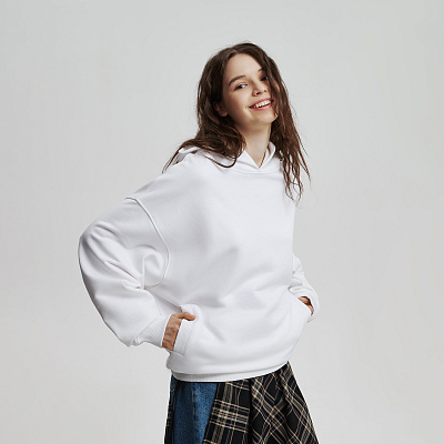 Худи оверсайз унисекс FUSION  (Белый)