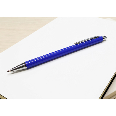 Ручка пластиковая Polly, синяя