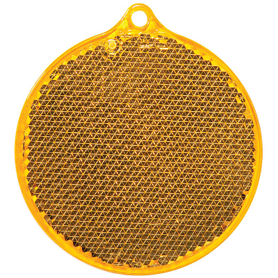 Пешеходный светоотражатель «Круг»  (Оранжевый)