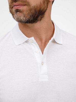 Рубашка поло унисекс Tervise, белая