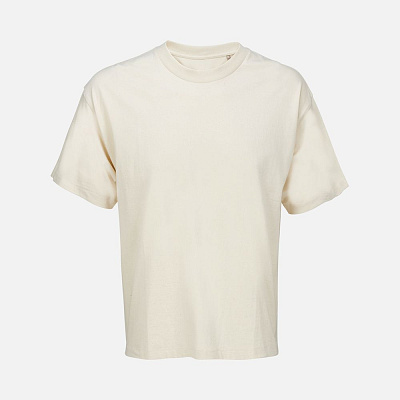 Футболка оверсайз унисекс Legacy, серый меланж (Бежевый)