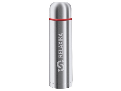 Термос Relaxika 101, 1 л (Серебристый)