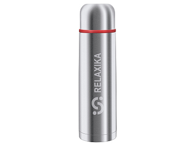Термос Relaxika 101, 1 л (Серебристый)