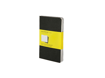 Набор записных книжек Cahier, Pocket (в клетку), А6 (Черный)