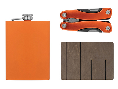 Подарочный набор Путешественник 2.0. (Оранжевый)