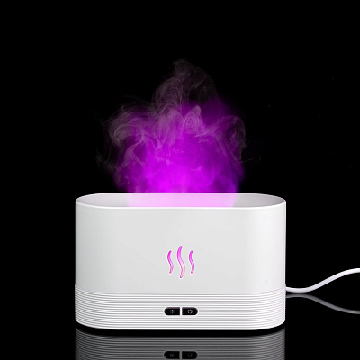 Увлажнитель-ароматизатор с имитацией пламени Fuego ver.2  (Белый)