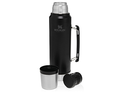 Бутылка Stanley Classic, 1 л (Черный матовый)