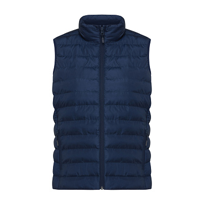 Женский стеганый жилет Iqoniq Meru из переработанного полиэстера AWARE™, 70 г/м² (Темно-синий;)