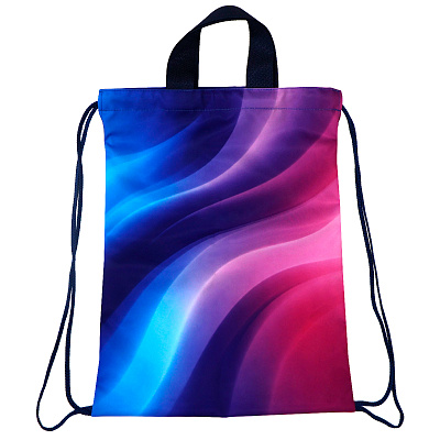 Сумка-рюкзак с полноцветной печатью, размер S (Мультиколор)