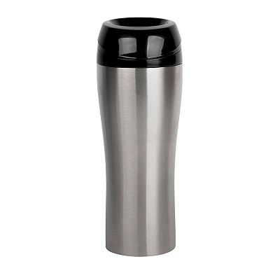 Термокружка вакуумная CLICK, 400 мл (Серебристый)