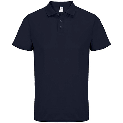Рубашка поло унисекс Pitcher, кобальт (темно-синяя) (Тёмно-синий)
