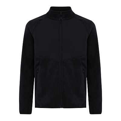 Толстовка Iqoniq Talung из переработанного полиэстера AWARE™, унисекс, 240 г/м² (Черный;)